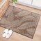 World Rug Gallery Distressed Palm Leaves Textured Flat Weave Indoor/Outdoor Area Rug 2' x 3' Brown 114BROWN2X3 - alternate 1